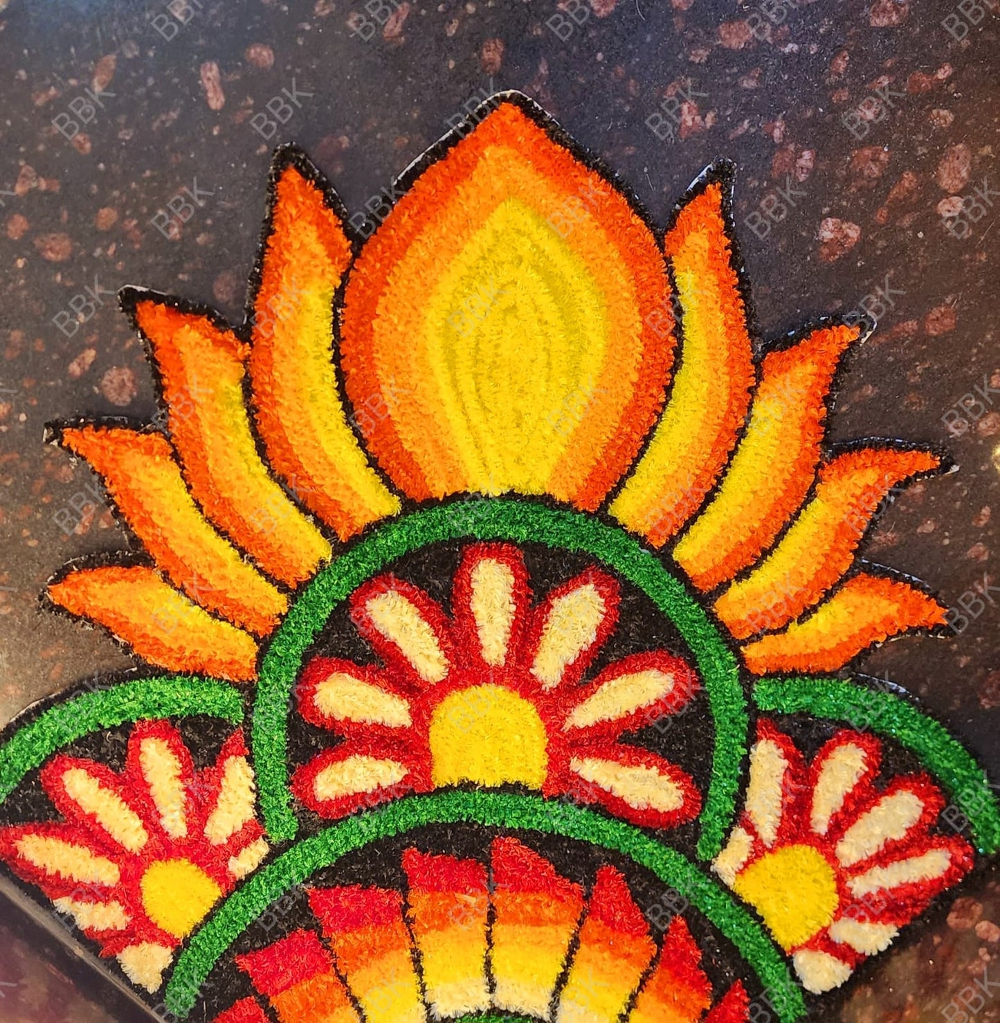 3ft Decorative Mat – Rangoli/Kollam Inspired