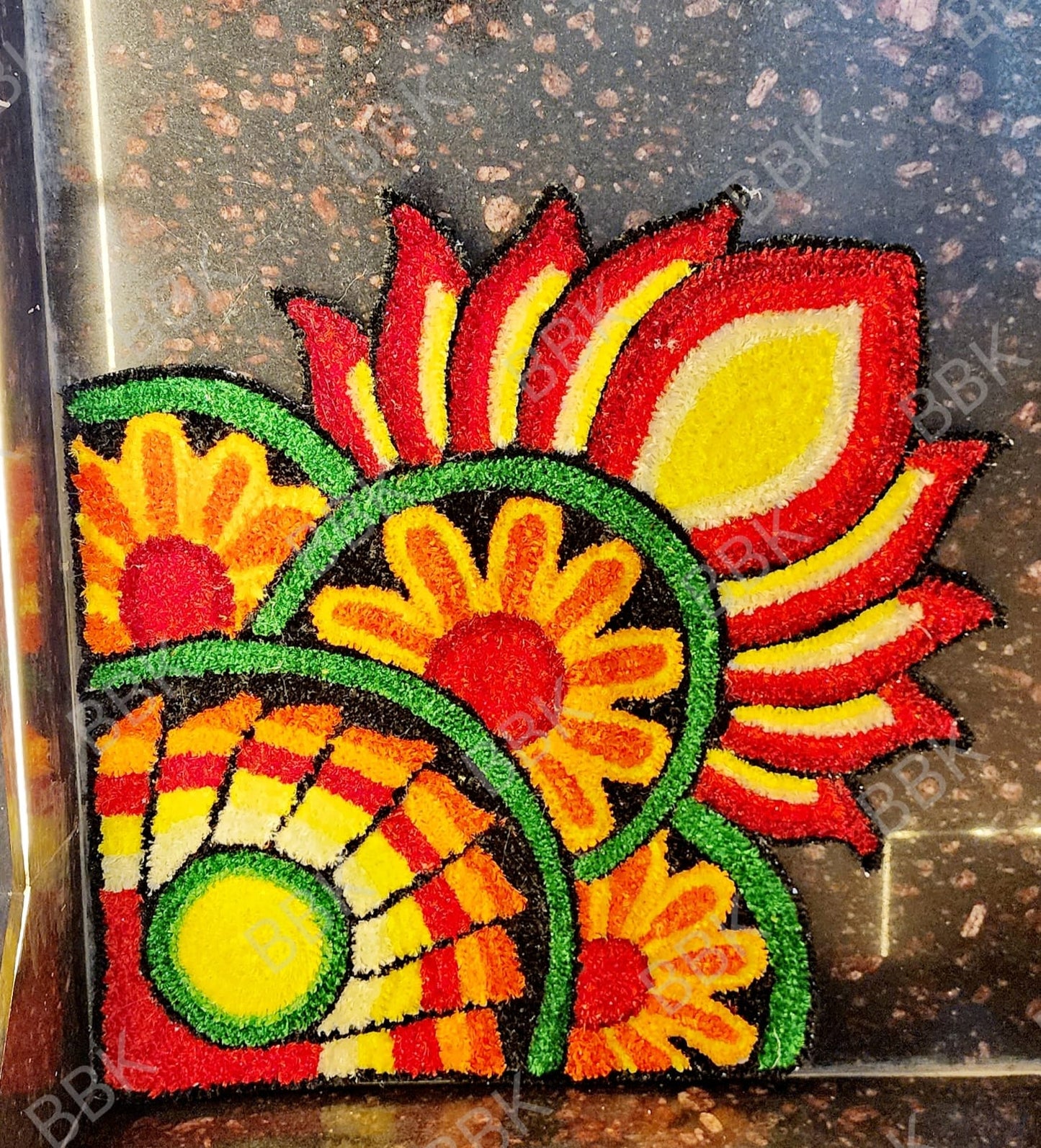 3ft Decorative Mat – Rangoli/Kollam Inspired