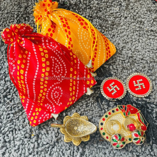 Bandhani Traditional Gift Set