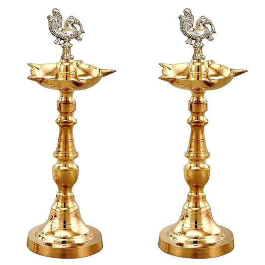 14-inch Urli Pooja/Diya Stand (Uruli Vilakku Stand)